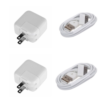 10W USB Wall 

Charger Adapter+2M Cable 

For iPad 1/2 iPhone 4/3GS/3G