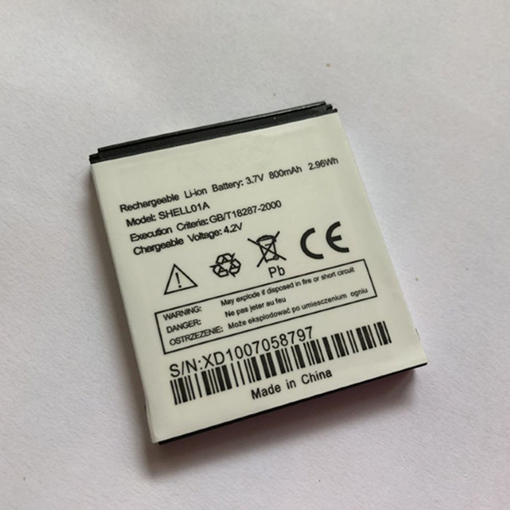 3.7V/4.2V DORO SHELL01A Batterie pour Doro PhoneEasy 409 409GSM 410